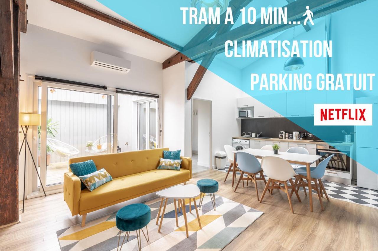 Aux Portes De Bordeaux Le Patio Samba Mindurguest Begles Exterior photo
